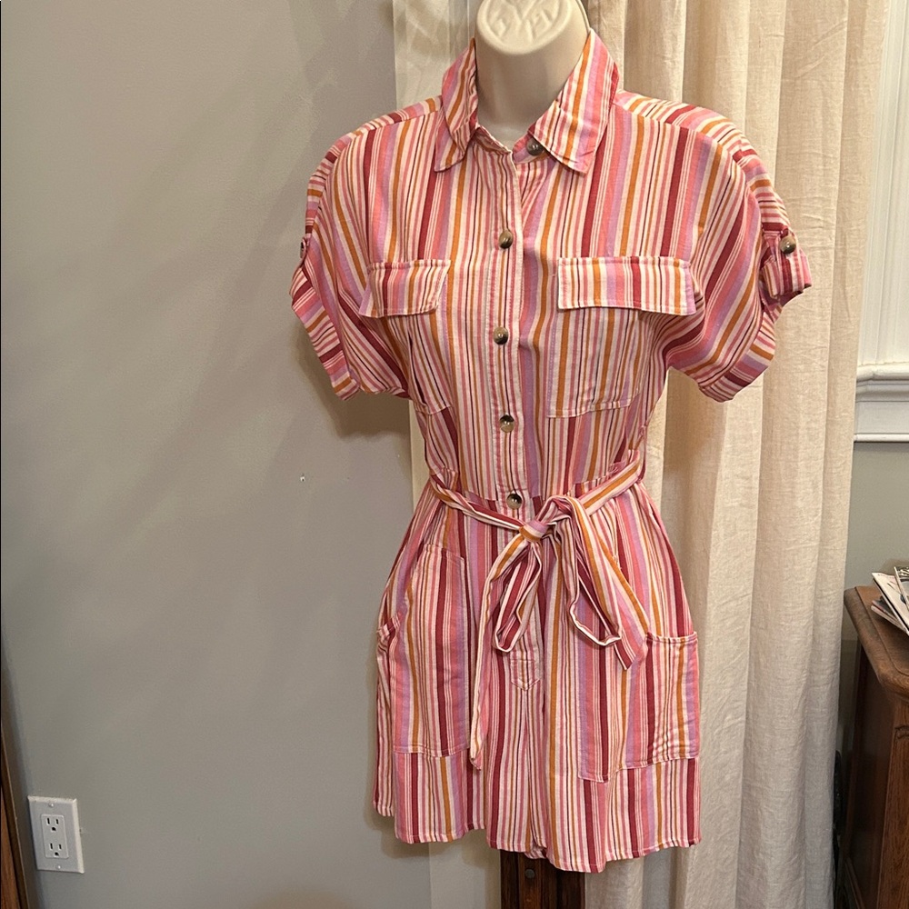 Primark Multicolor Striped Romper